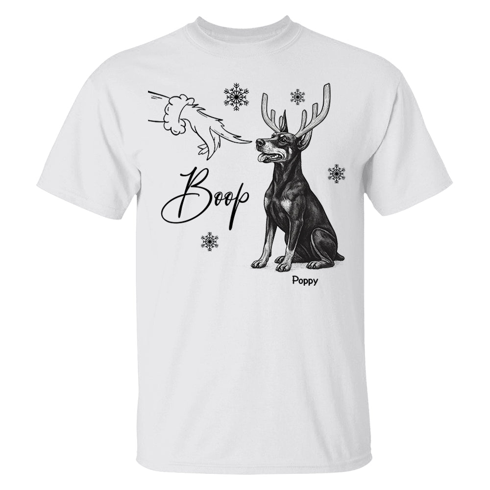 Boop Dog, Custom Photo Dog Christmas Shirt,  Gift For Dog Lovers T1807 Pt99
