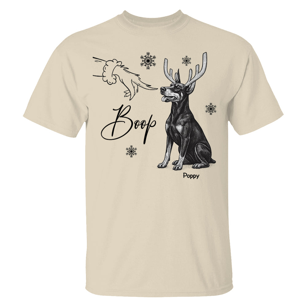 Boop Dog, Custom Photo Dog Christmas Shirt,  Gift For Dog Lovers T1807 Pt99
