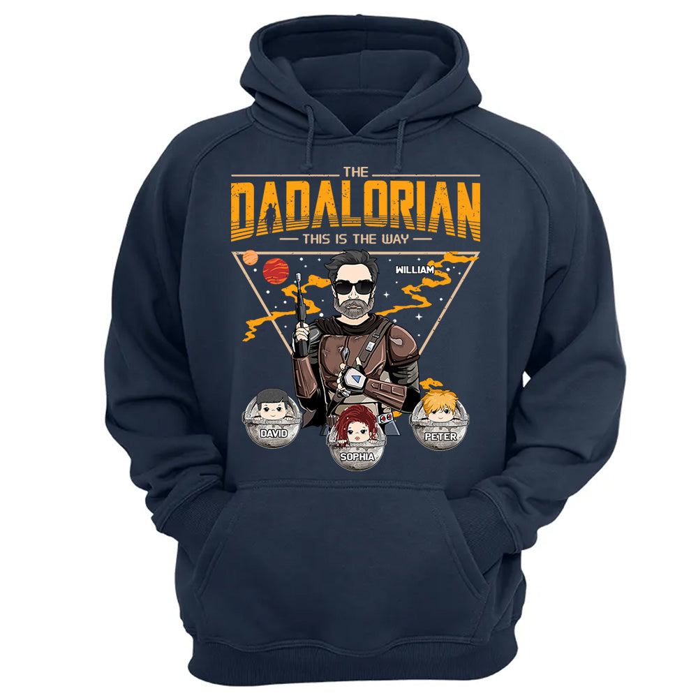 The Dadalorian This Is The Way - Personalized Shirt Gift For Dad DO98