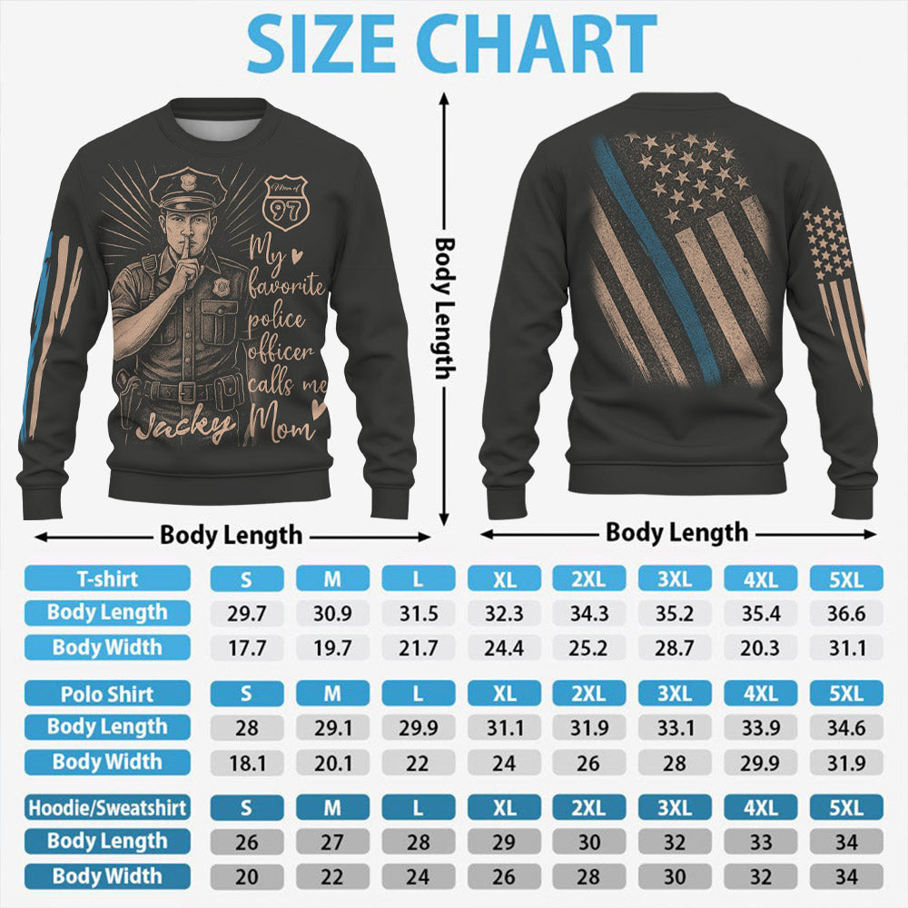 Personalized Bleach Style Police Shirt For Police Mom Pt99