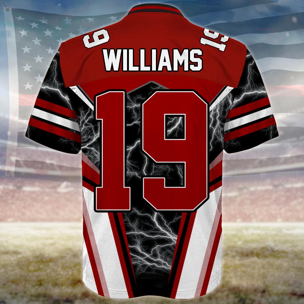 Custom My Heart Is On That Field Football Jersey Gift For Football Lovers - Personalized Gift For Football Player New Nh00