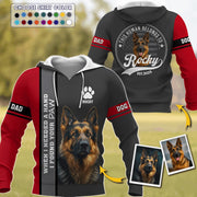 When I Needed A Hand I Found A Paw, Custom Photo Dog Shirt, Gift For Dog Lover Vr2 T1807 Li29