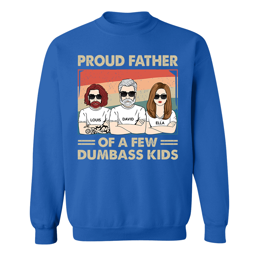 Proud Father Of A Few Kids - Funny Gift For Mom, Mother, Grandma - Personalized T-Shirt