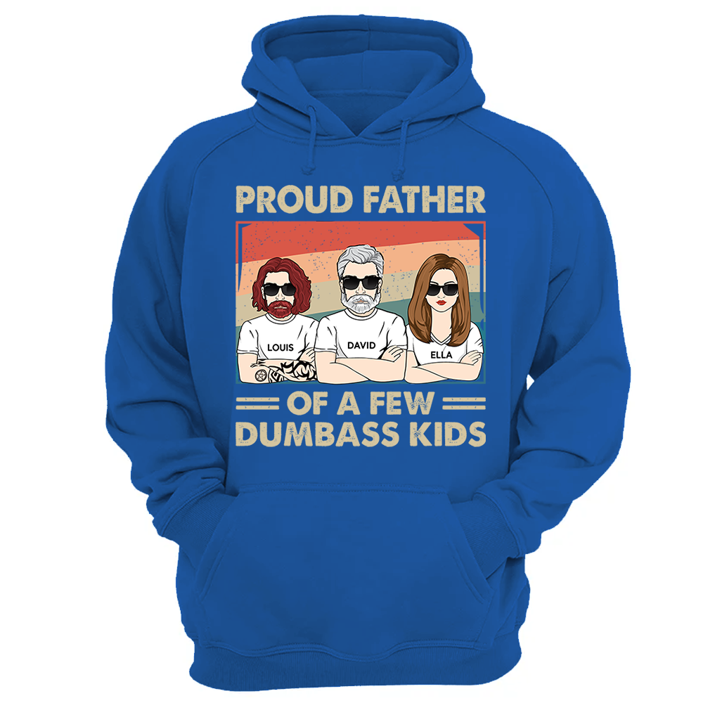 Proud Father Of A Few Kids - Funny Gift For Mom, Mother, Grandma - Personalized T-Shirt