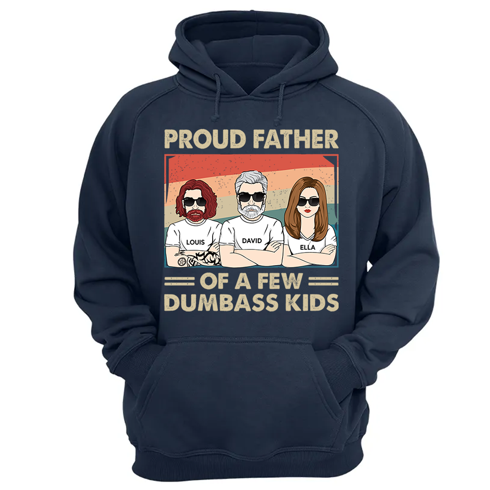Proud Father Of A Few Kids - Funny Gift For Mom, Mother, Grandma - Personalized T-Shirt