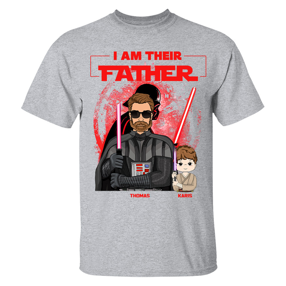 Retro I Am Their Father Custom Shirt For Dad - Father's Day Gift Tu20