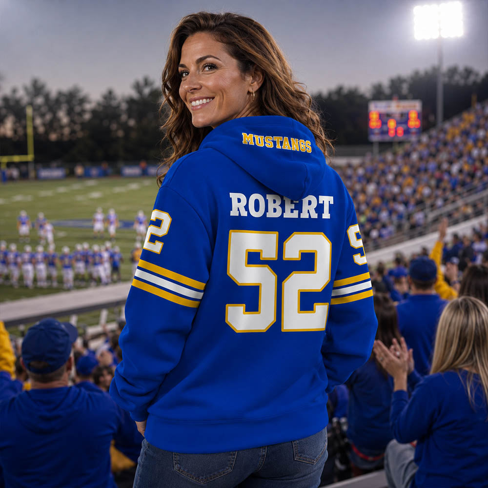 Personalized All Over Print Shirt I Will Always Be Your Biggest Fan Gift For Football Mom Grandma Sport Family K1702