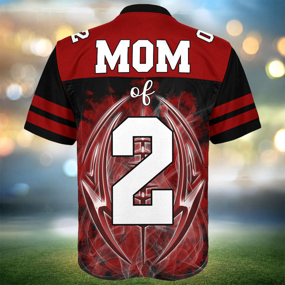I Will Always Be Your Biggest Fan Custom Photo Football Jersey Shirt For Football Family Game Day Shirt T1807 Pt99