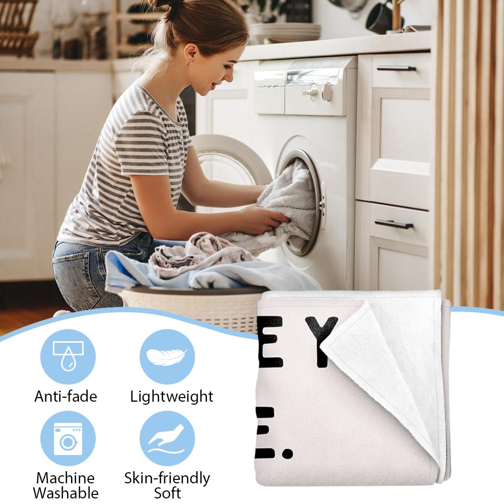 I LOVE YOU MORE Personalized Anniversary Gift Blanket For Girlfriend For Boyfriend For Wife For Husband First 2nd Anniversary Gift Valentines Gift For Couple Nh00