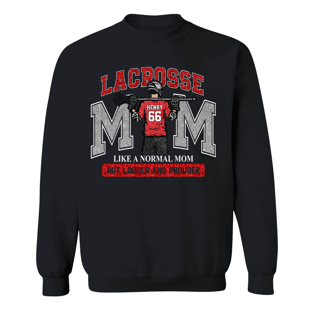 Personalized Lacrosse Mom Shirt, Custom Lacrosse Sports Mom Nickname Shirt, Gift For Sports Family T1807 TH23