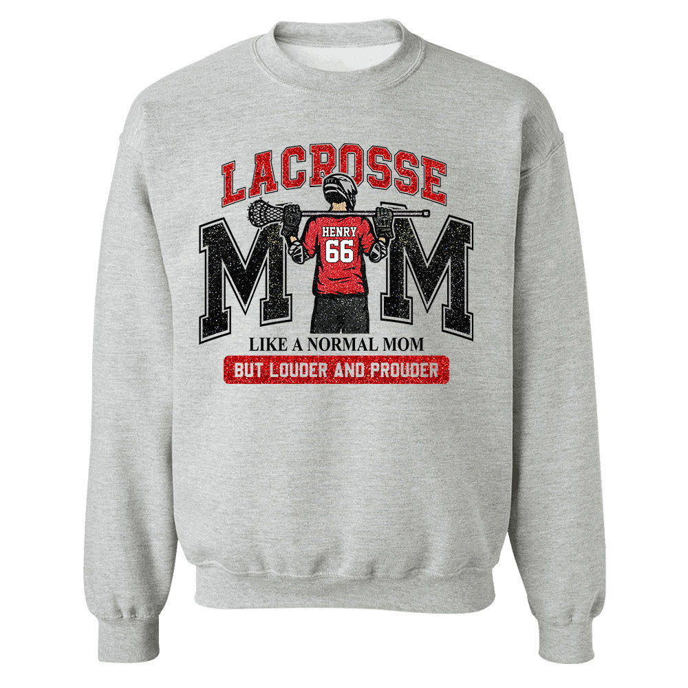 Personalized Lacrosse Mom Shirt, Custom Lacrosse Sports Mom Nickname Shirt, Gift For Sports Family T1807 TH23