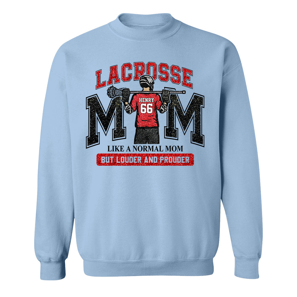 Personalized Lacrosse Mom Shirt, Custom Lacrosse Sports Mom Nickname Shirt, Gift For Sports Family T1807 TH23