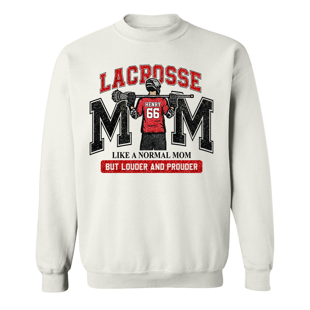 Personalized Lacrosse Mom Shirt, Custom Lacrosse Sports Mom Nickname Shirt, Gift For Sports Family T1807 TH23