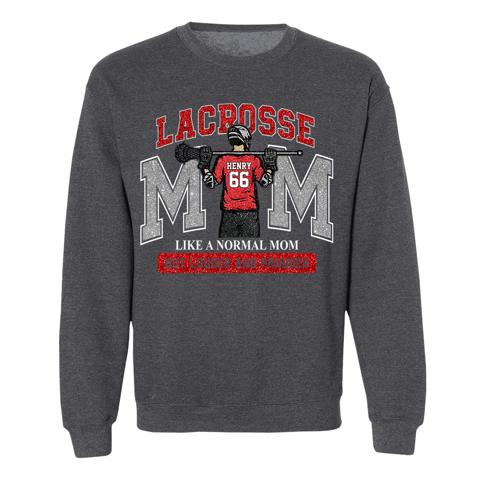 Personalized Lacrosse Mom Shirt, Custom Lacrosse Sports Mom Nickname Shirt, Gift For Sports Family T1807 TH23