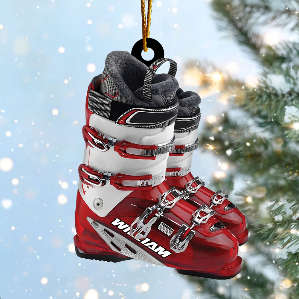 Winter Skiing Boots Christmas Ornament Gift For Skiing Lovers H2511 Pa00