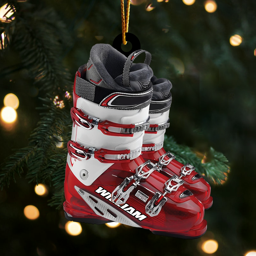 Winter Skiing Boots Christmas Ornament Gift For Skiing Lovers H2511 Pa00
