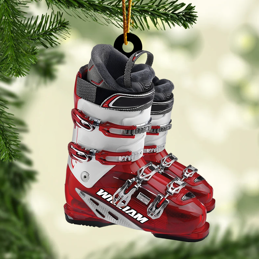 Winter Skiing Boots Christmas Ornament Gift For Skiing Lovers H2511 Pa00