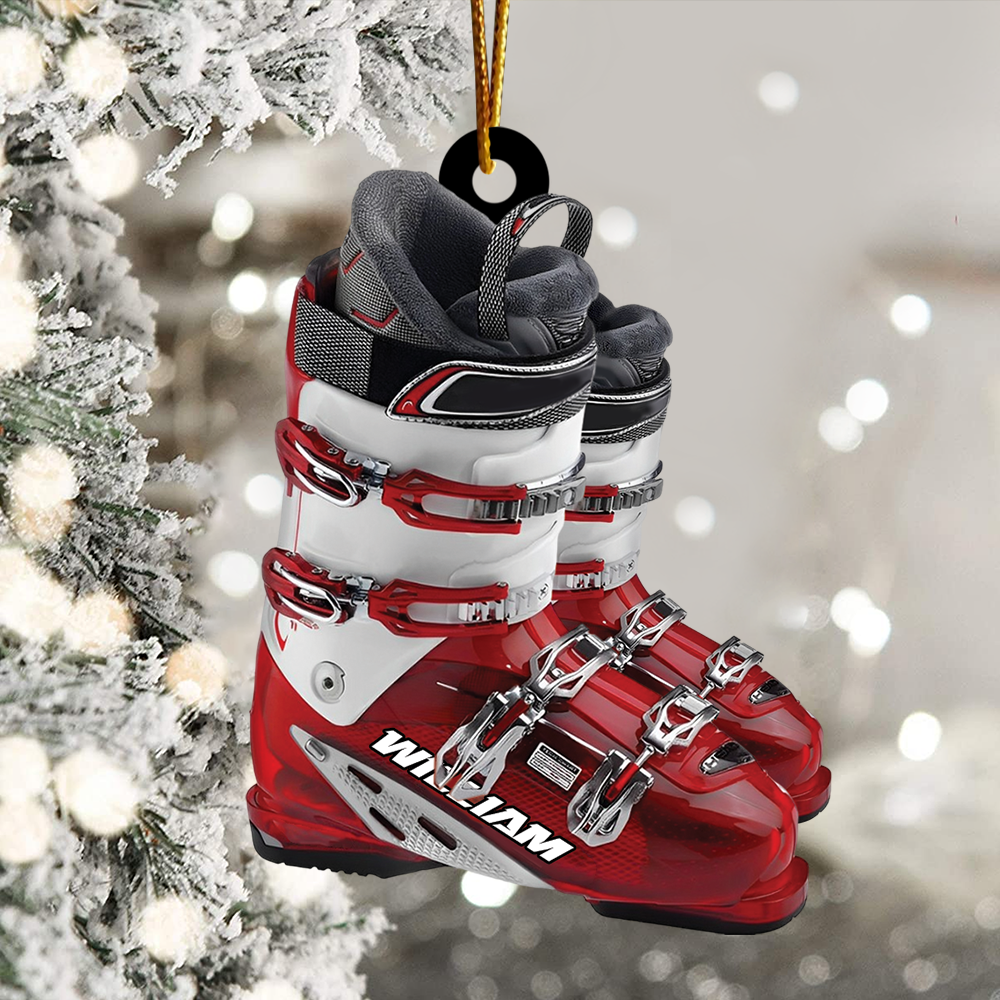 Winter Skiing Boots Christmas Ornament Gift For Skiing Lovers H2511 Pa00