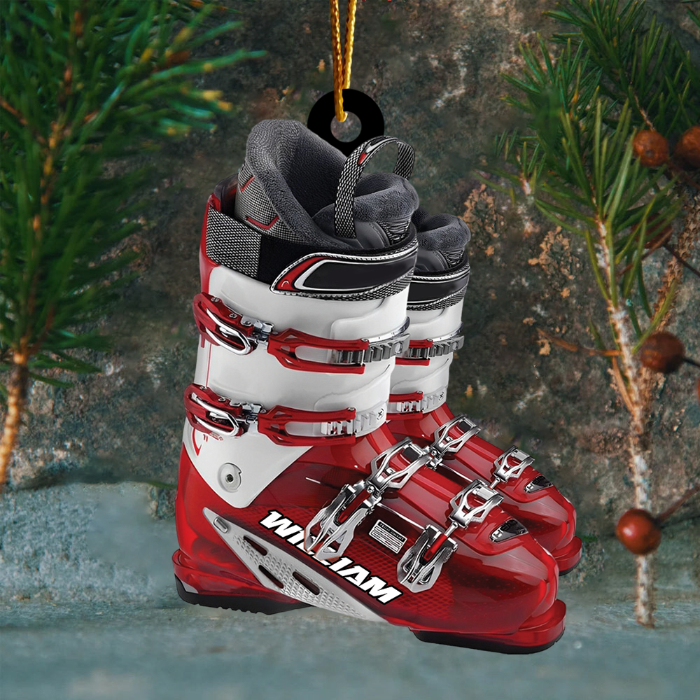 Winter Skiing Boots Christmas Ornament Gift For Skiing Lovers H2511 Pa00