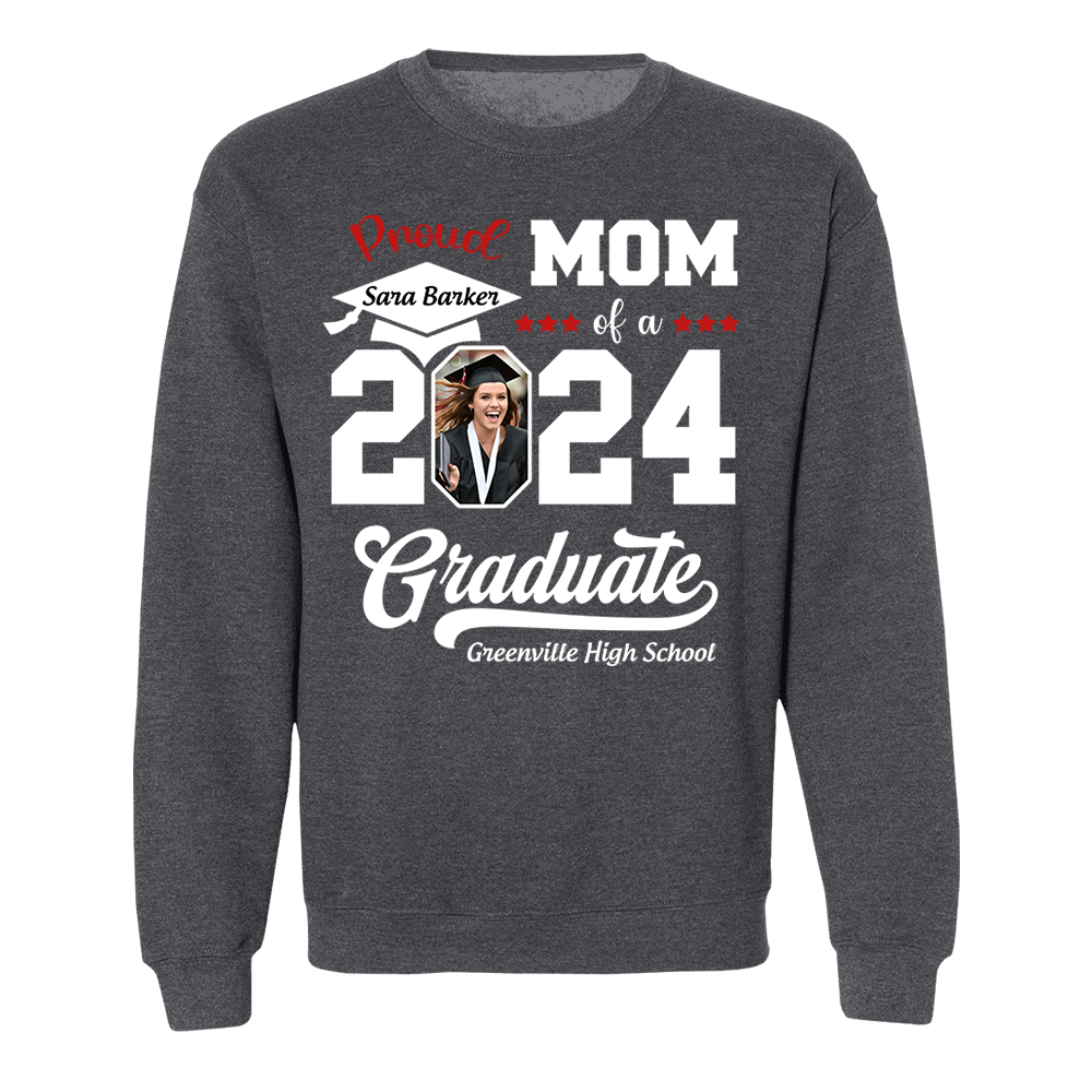 Proud of a 2025 Graduate Shirt, Custom Photo For Family