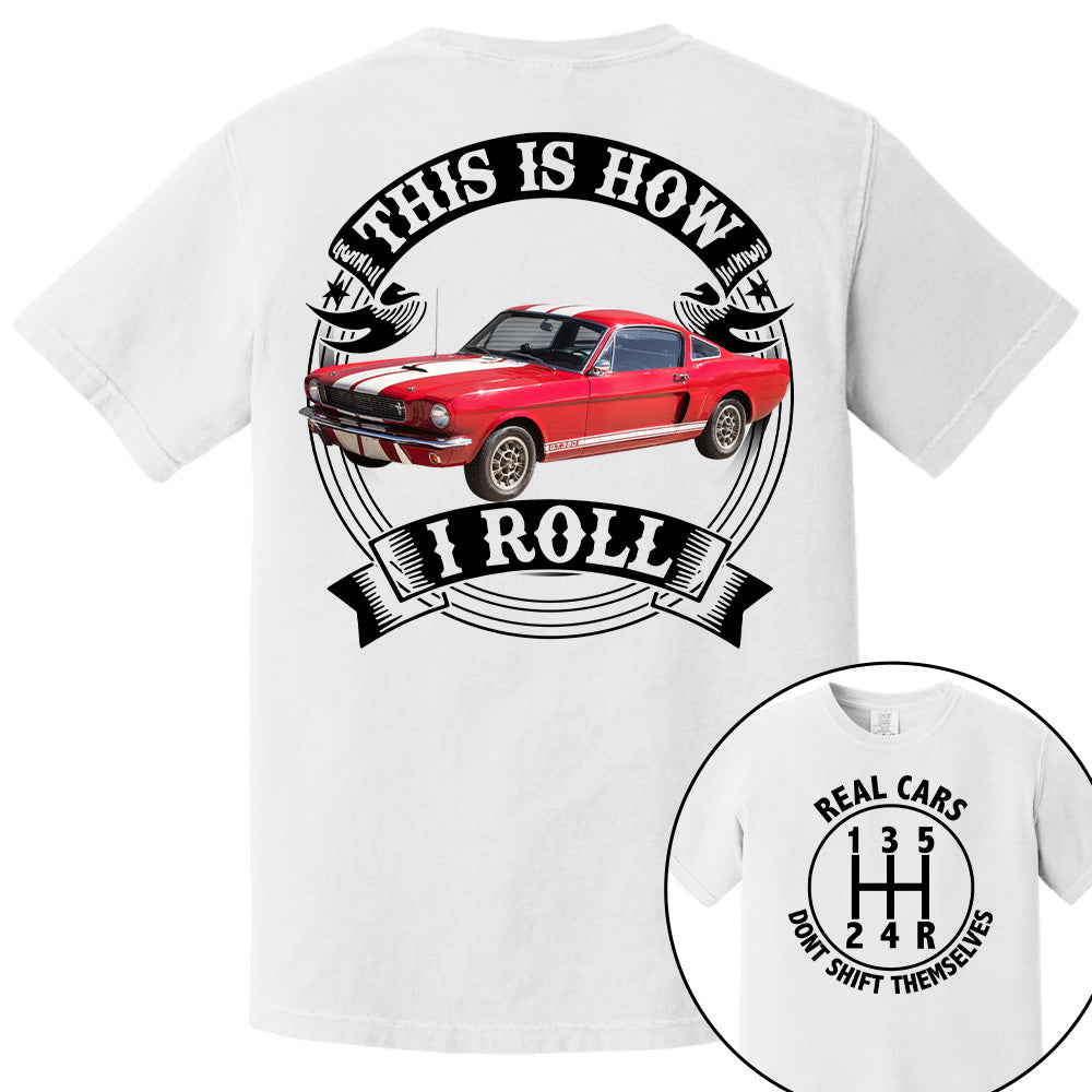 Real Cars Don't Shift Themselves - Custom Photo Car Shirt A2110