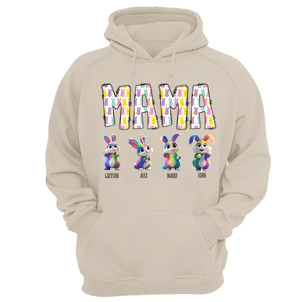 Mama Pepes - Personalized Grandma's Peeps Easter Day Shirt Pa00