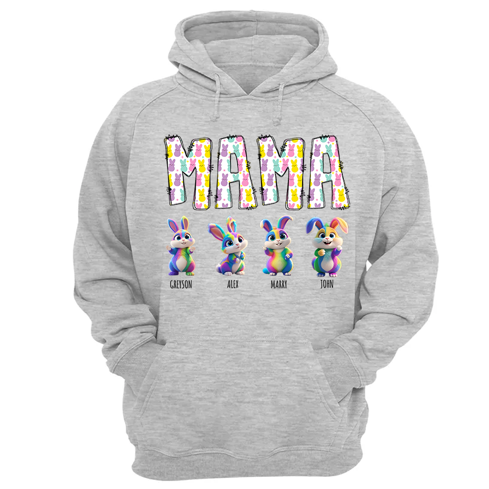 Mama Pepes - Personalized Grandma's Peeps Easter Day Shirt Pa00