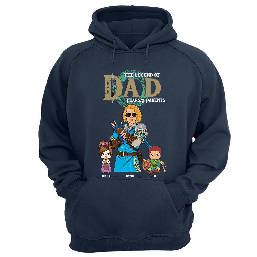 Personalized The Legend of Dad Tears of the Parents - Best Dad Ever Shirt