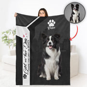 Custom A Girl And Her Dog A Bond That Can't Be Broken, Personalized Blanket, Gift For Dog Lover T1807 Hv01
