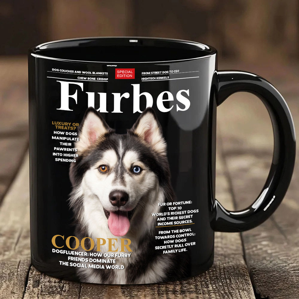 Furbes - Custom Photo Dog Mug - Gift For Dog Lover T1807 Li29