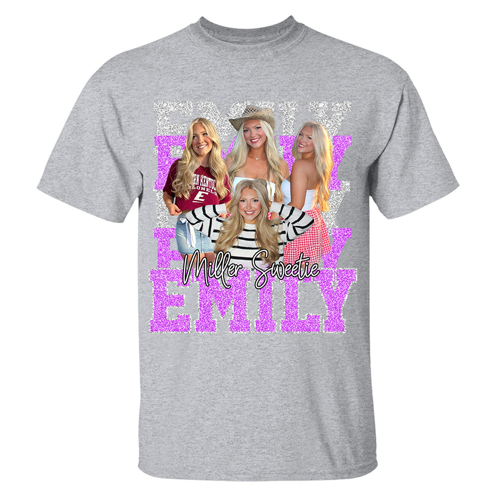 Custom Photos Bootleg Rap Tee Shirt - Personalized Gifts For Your Fam NA04  Hv01
