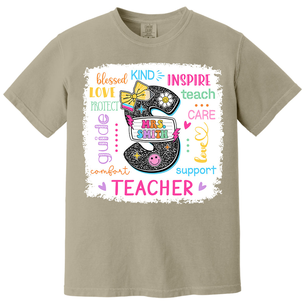 Custom Name T-Shirt Teacher, Appreciation Gift, Back To School Shirt A2110 Do99 vr2
