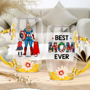 Best Mom Ever - Personalized Enamel Flower Tea Cup Tu20
