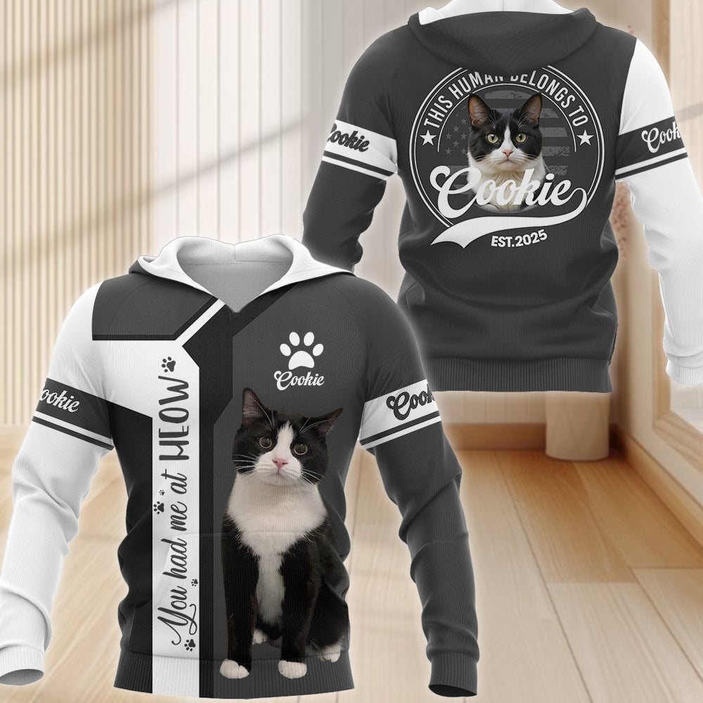 Custom You Had Me At Meow, Personalized Shirt, Gift For Cat Lover T1807