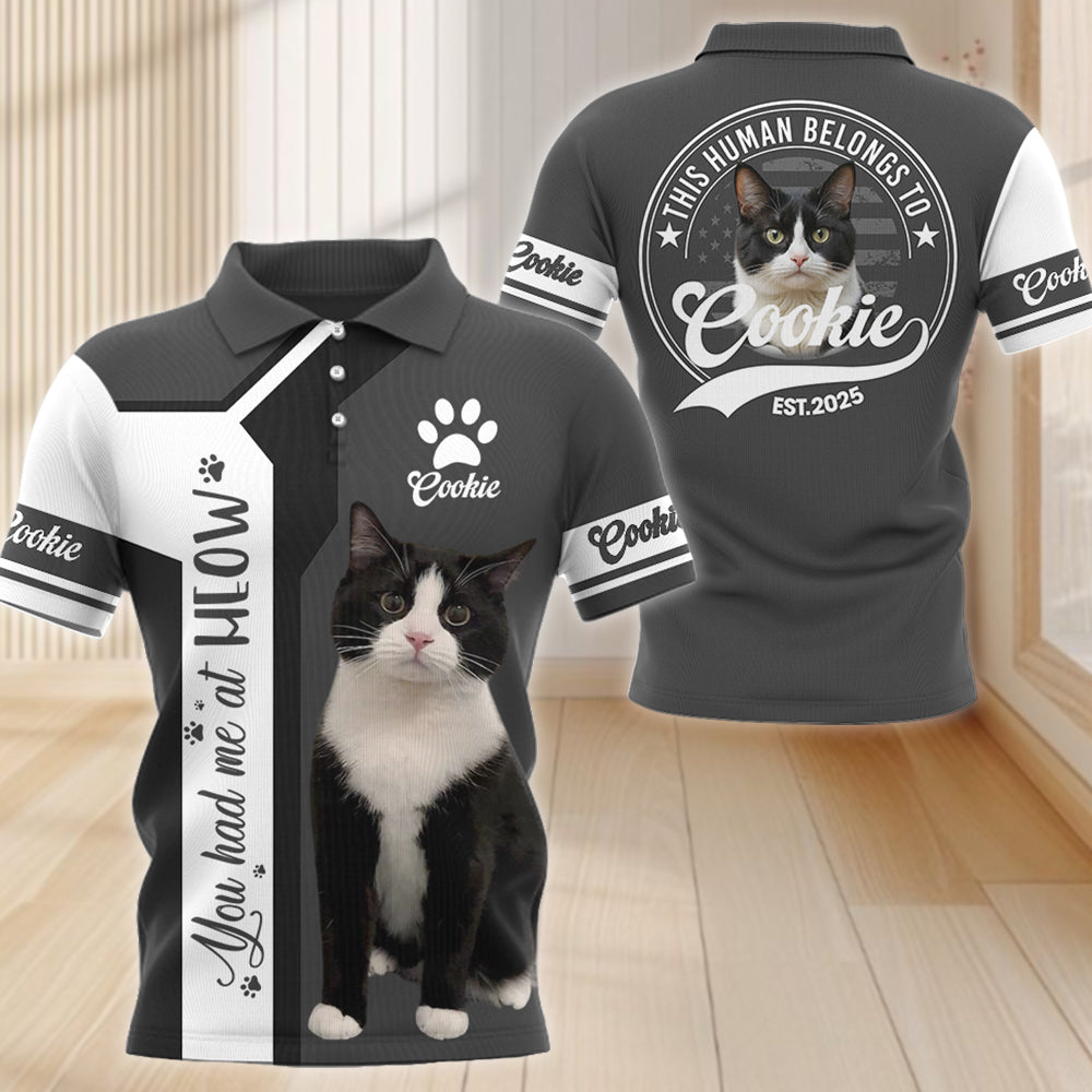 Custom You Had Me At Meow, Personalized Shirt, Gift For Cat Lover T1807