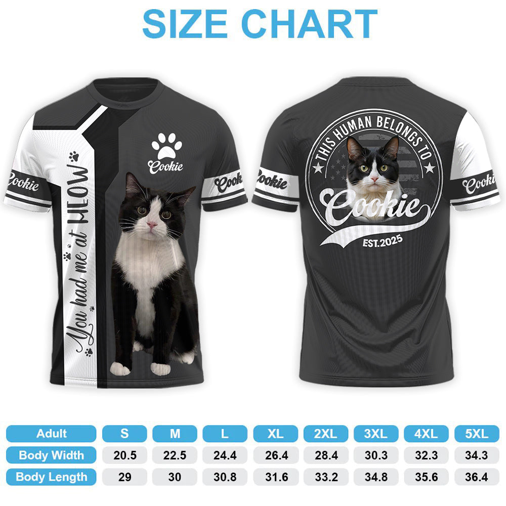 Custom You Had Me At Meow, Personalized Shirt, Gift For Cat Lover T1807