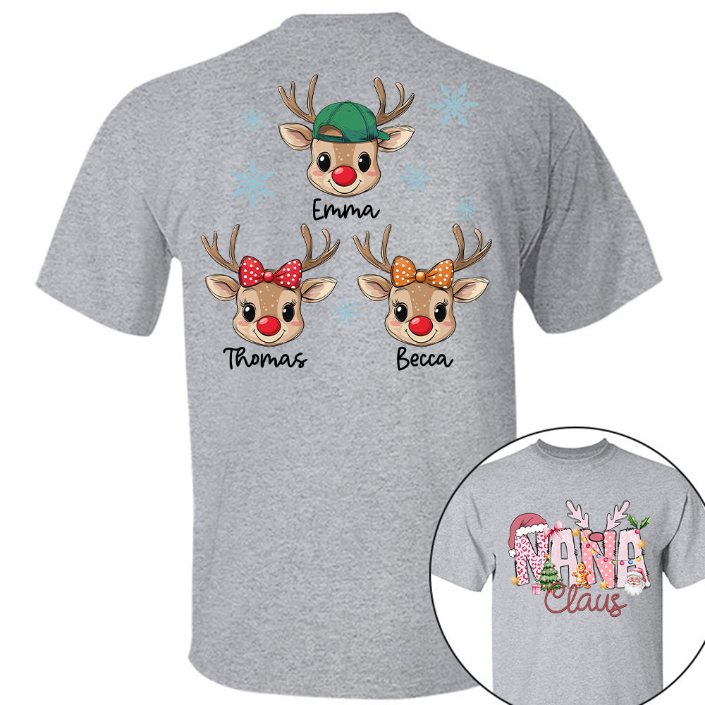 Pink Trend Gigi Claus Custom Sweatshirt - Best Family Christmas Gift for Grandma Vr2 Tu20