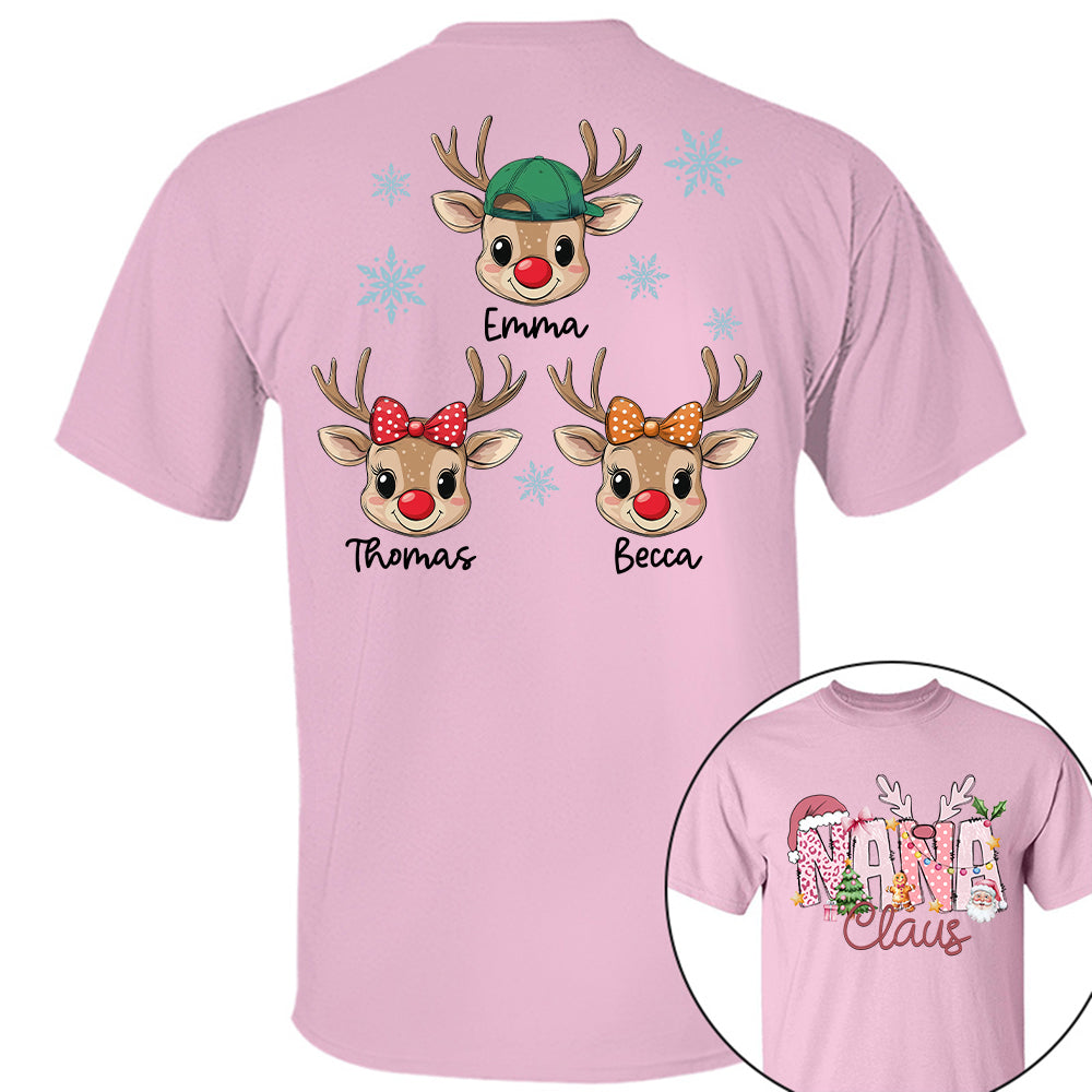 Pink Trend Gigi Claus Custom Sweatshirt - Best Family Christmas Gift for Grandma Vr2 Tu20