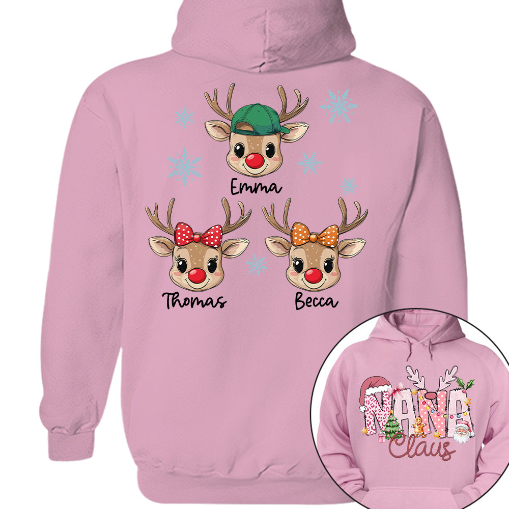 Pink Trend Gigi Claus Custom Sweatshirt - Best Family Christmas Gift for Grandma Vr2 Tu20