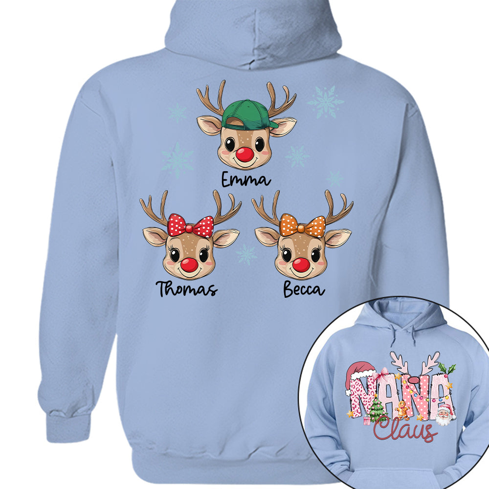 Pink Trend Gigi Claus Custom Sweatshirt - Best Family Christmas Gift for Grandma Vr2 Tu20