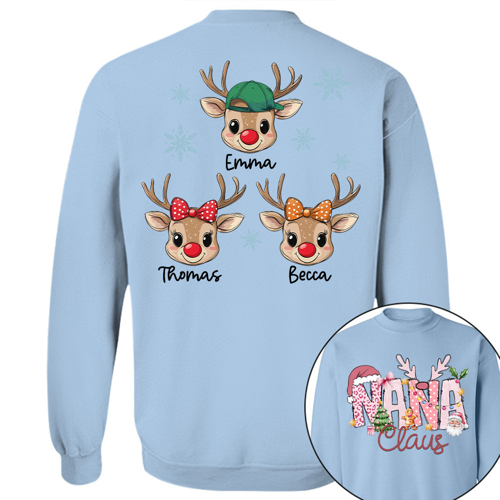 Pink Trend Gigi Claus Custom Sweatshirt - Best Family Christmas Gift for Grandma Vr2 Tu20