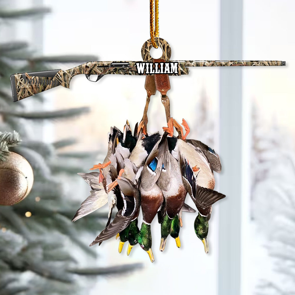 Custom Name Duck Hunting Ornament - N3005 Do99