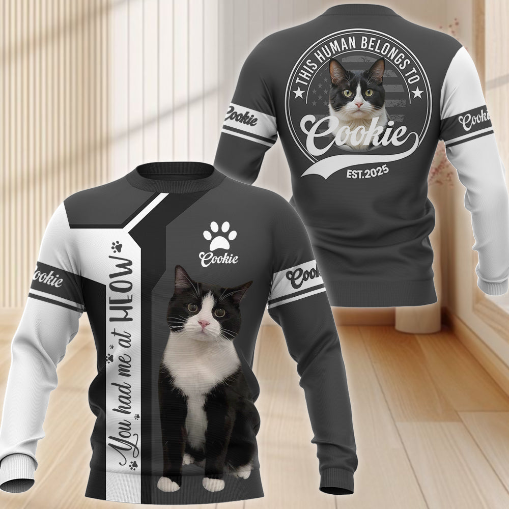 Custom You Had Me At Meow, Personalized Shirt, Gift For Cat Lover T1807