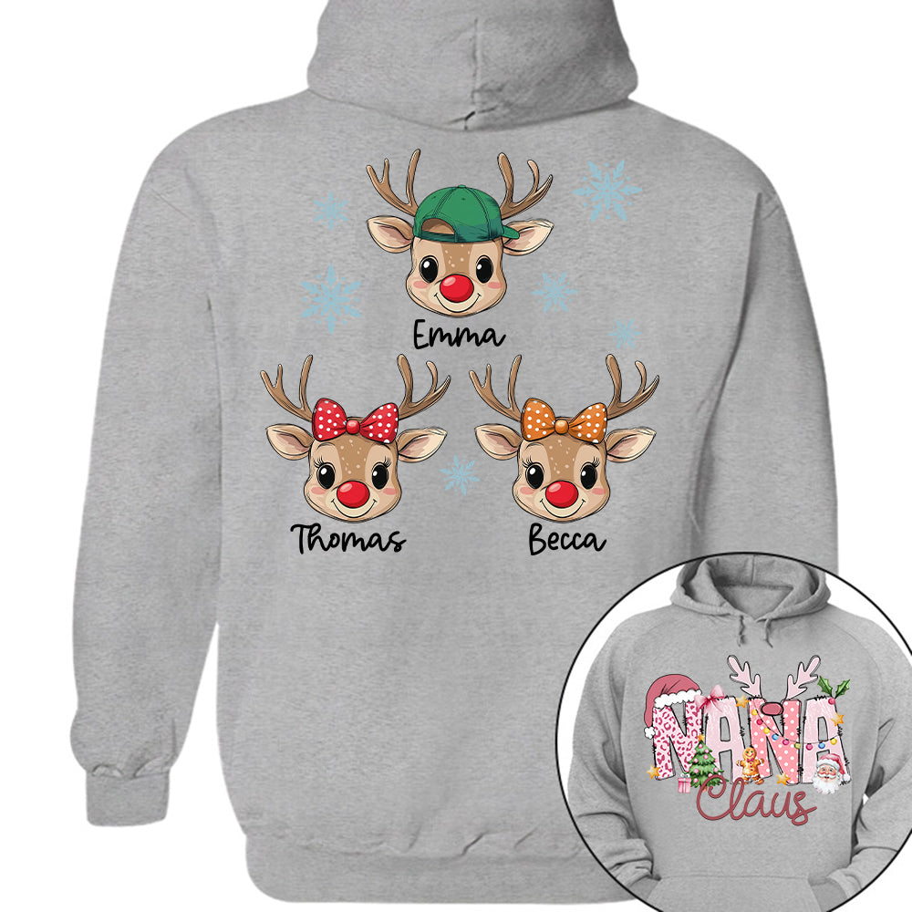 Pink Trend Gigi Claus Custom Sweatshirt - Best Family Christmas Gift for Grandma Vr2 Tu20