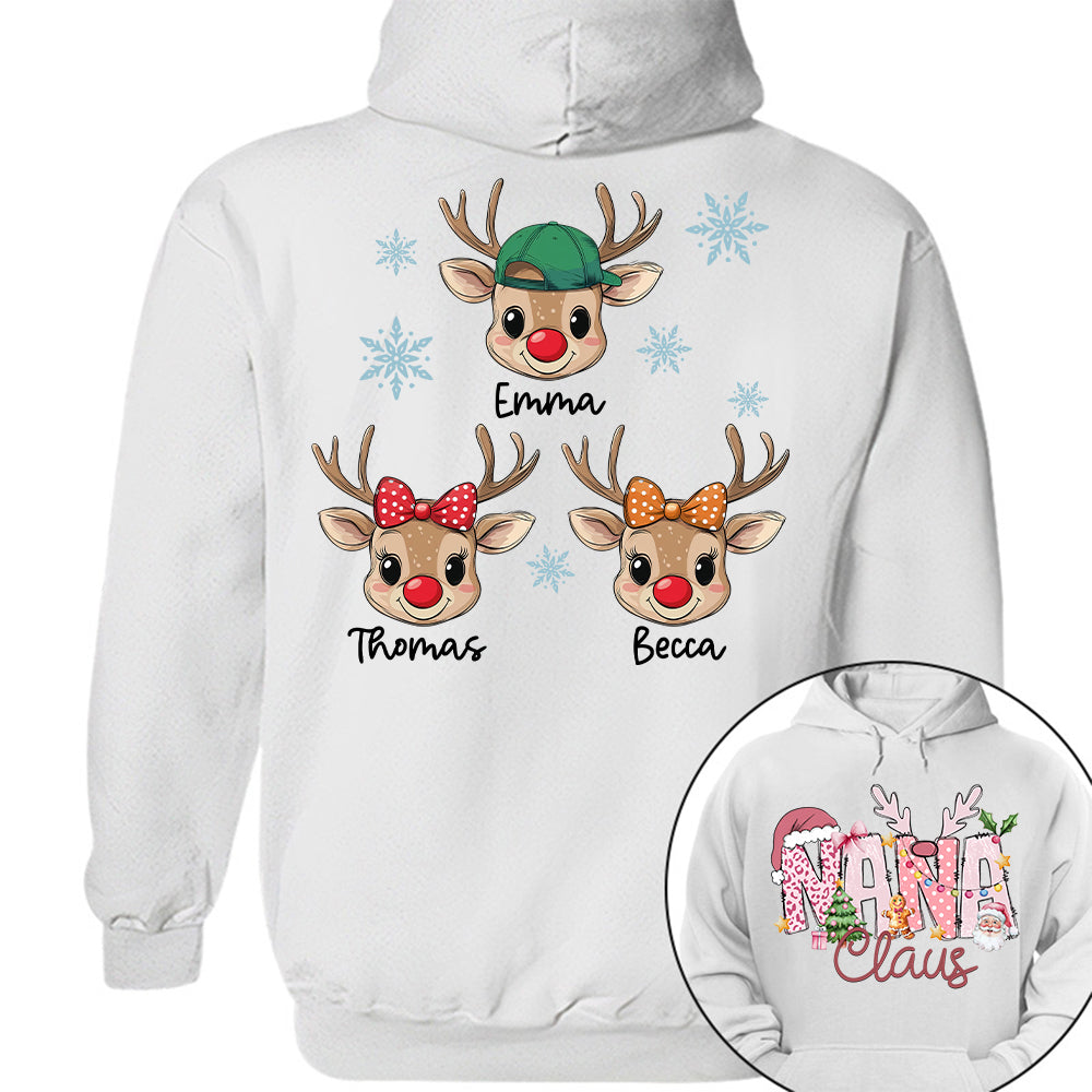 Pink Trend Gigi Claus Custom Sweatshirt - Best Family Christmas Gift for Grandma Vr2 Tu20