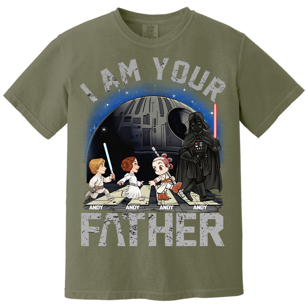 I Am Your Father, Custom Shirt for Dad, Personalized Father's Day Gift T1807 Nv01