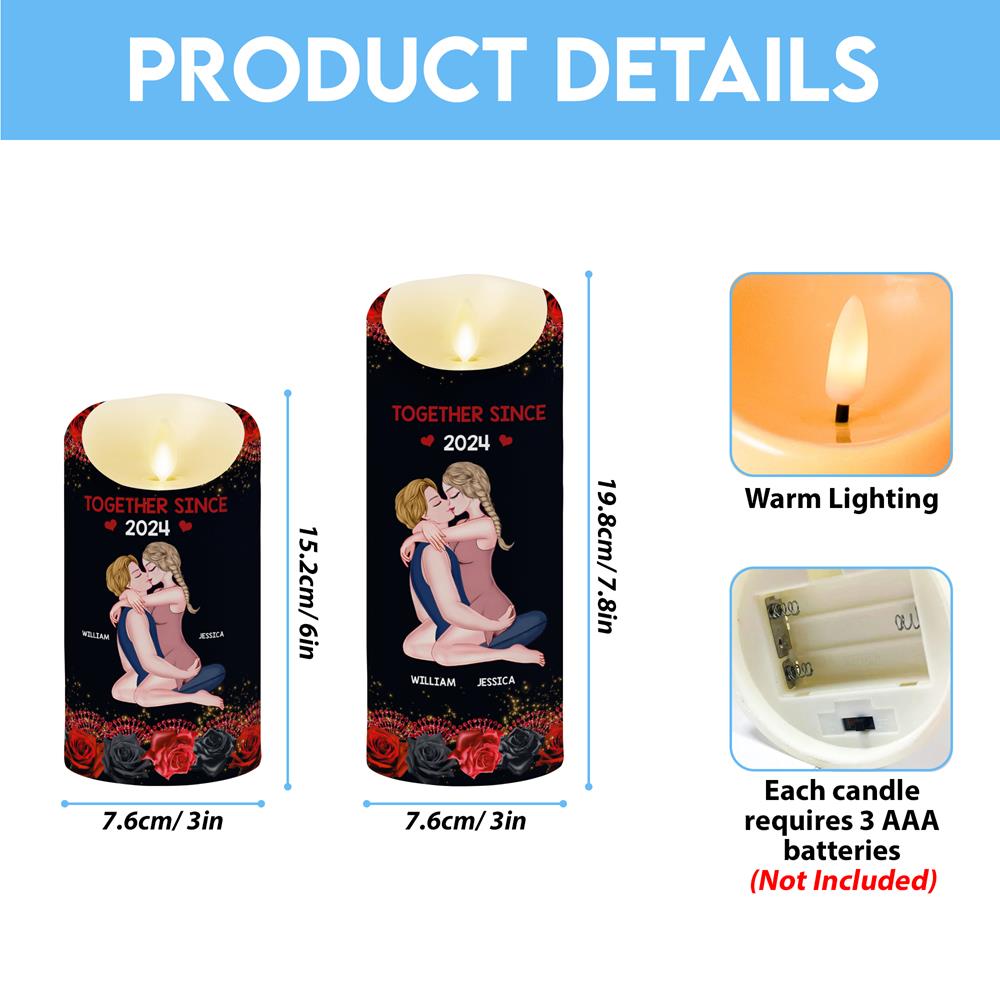 You're The Best Thing That Happened To Me - Personalized LED Candle Nh00