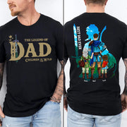 Personalized The Legend of Dad Children Of The Wild - Best Dad Ever Shirt - Father's Day & Birthday Gift For Father