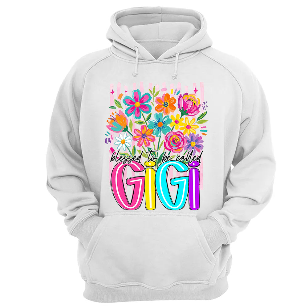 Striped Wildflowers Gigi, Personalized Trendy Ditsy Floral Gigi Shirt, Preppy Gigi Nana Mimi Motherhood, Gift For Grandma For Mom, Best Gift For Mother's Day MI209 VH01