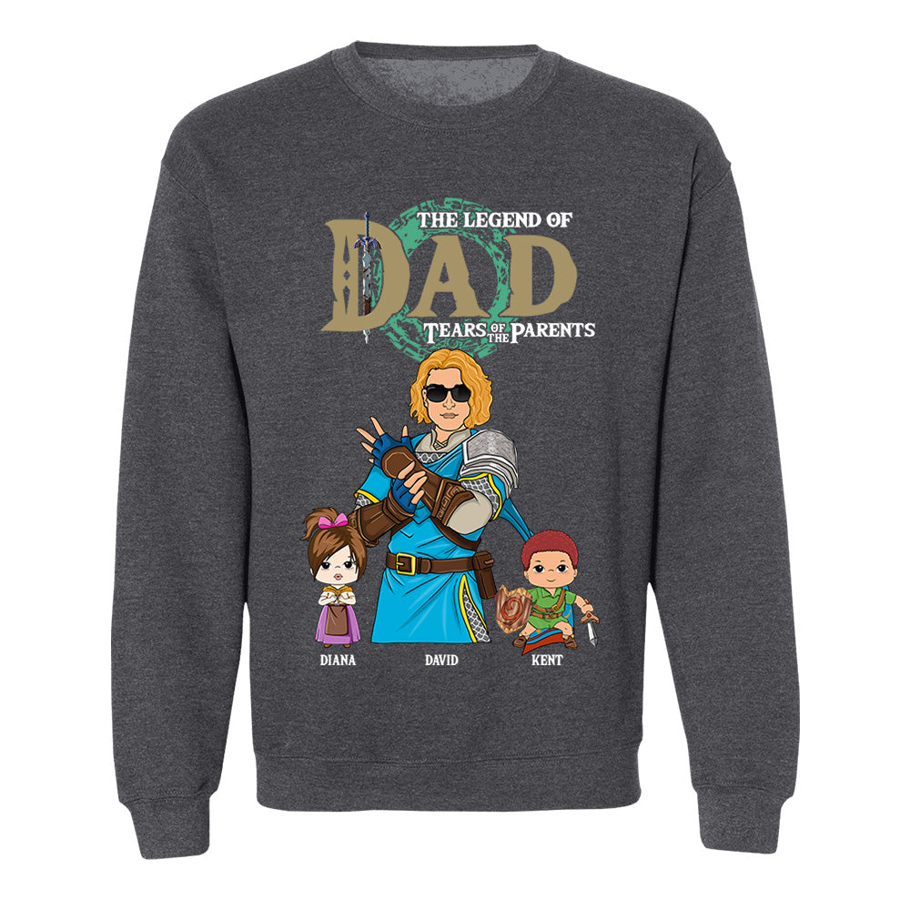 Personalized The Legend of Dad Tears of the Parents - Best Dad Ever Shirt